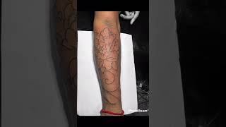 Big flower Tattoo onarmshortsSmarter EveryDayInk MasteNeW ShorTDeep funsFlorin ZahariaTattoo [upl. by Aihsema]