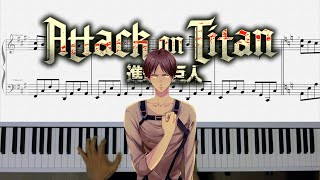 Shinzou Wo Sasageyo Attack on Titan Piano Cover with sheet music [upl. by Leticia]