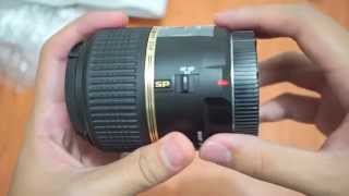 Tamron SP AF 60mm F2 Di II LD IF Macro unboxing and overview [upl. by Sheng]