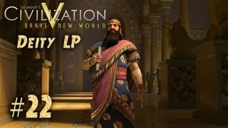 Civilization 5 Brave New World Deity Lets Play Assyria  Part 22 [upl. by Hoopes]