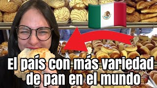 En este país comen pan hasta para el susto la cultura del pan aquí es impresionante 🥖 🥐 México [upl. by Anaitsirc]