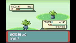 POKEMON EMERALD  ODDISH  AZOTE  FLAIL [upl. by Roice]