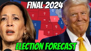 Final 2024 Election Forecast  Kamala Harris VS Donald Trump [upl. by Kosel]