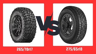 Tire Size 26570r17 vs 27565r18 [upl. by Puklich]