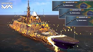 FS Aquitaine  Powerful Frigate With New MANSUPER Missile  Modern Warships Gameplay [upl. by Alpheus]