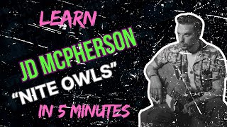 Learn JD McPHERSON quotNite Owlsquot in 5 minutes guitarlesson guitar telecaster [upl. by Oinoitna]