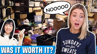 I Tried an EXTREME DECLUTTER using the MARIE KONDO METHOD worth it [upl. by Halette]