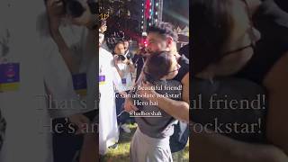 Hania at Badshah Concert😍 Huged Each other😱Viral Video In india trending haniaamir badshah [upl. by Frierson]