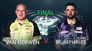 Live Darts Luke Hunphries Vs Michael Van Gerwen 2024 Betfred World Matchplay Final [upl. by Clein]