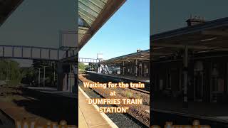 dumfries DumfriestTrainStation scotland backtohome perthshire hotday [upl. by Darla]