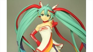 Hatsune Miku Racing Ver Racing Miku2016Figure 初音ミクレーシングVer 「レーシングミク2016」フィギュア [upl. by Ainav589]