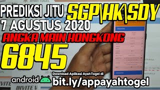 PREDIKSI TOGEL SGP HK SYDNEY HARI INI 7 AGUSTUS 2020  RUMUS AYAHTOGEL [upl. by Pol]