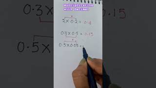 Decimal Ka Multiplication maths trending trendingshorts [upl. by Olracnaig]