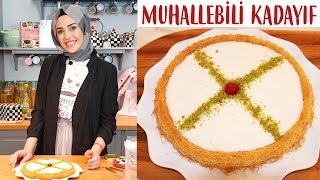 YOK BÖYLE BİR LEZZET TART KALIBINDA MUHALLEBİLİ KADAYIF TATLISI [upl. by Cirala]