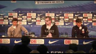 Pressekonferenz nach dem Spiel in Berlin [upl. by Hedaza]