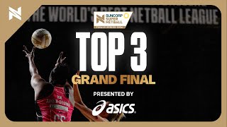 Top 3 Plays of the Grand Final  Suncorp Super Netball 2024 [upl. by Raleigh]