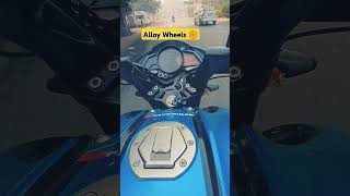 Alloy Wheels 🛞 ke fayde 😯 automobile motobloger motovlog motoblogger ns125cc bike125cc ns125 [upl. by Rafaela]