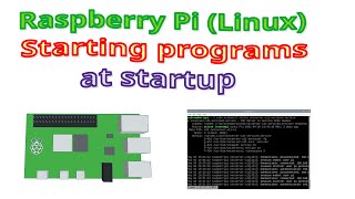 Automatically start programs on Raspberry Pi  Linux at system startup [upl. by Xirtaeb]