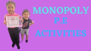 MONOPOLY PE ACTIVITIES [upl. by Nivac]