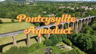 Pontcysyllte Aqueduct Trevor Basin Wrexham North East Wales 15072024 [upl. by Suiravat]