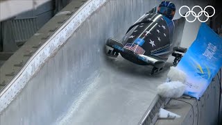 Bobsleigh Beijing 2022  Womens Monobob Heats 3amp4 highlights [upl. by Huttan]