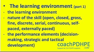 HSC PDHPE Core 2  The Learning Environment  Part 1 [upl. by Aros]