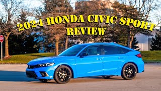 2024 Honda Civic Sport Hatchback 6 speed manual  7 Day Review [upl. by Boutis200]