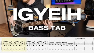 Linkin Park  IGYEIH  Bass Cover  Play Along Tabs and Notation [upl. by Esinned]