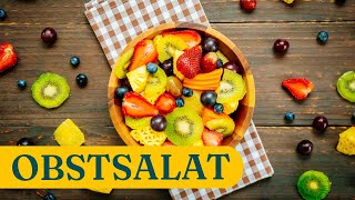 Perfekt für den Sommer Erfrischender Obstsalat [upl. by Hepza]