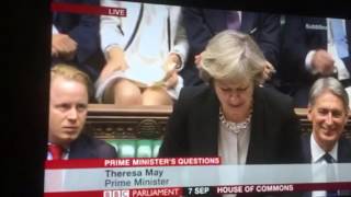 Sharon Stone moment on Prime Ministers Question Time [upl. by Peatroy]