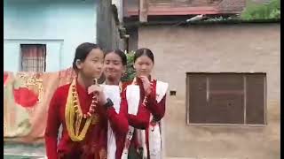 kasmire parauri dance by sukhad sagar namkhan deshita daizy and nirjala lok geet bhailo dance [upl. by Marler57]