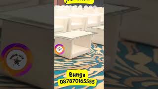 PUSAT SEWA MEJA KACA VIP DAN SOFA PUTIH TANGERANG BANTEN PROMO AKHIR TAHUN [upl. by Atteuqahc]