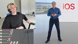 xQc Loses It Seeing Craigs Stance at the Apple Event [upl. by Benson471]