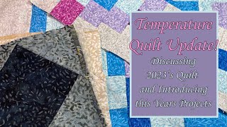 Finally 2023 Temperature Quilt Wrap Up and Discussing this Years Quilts [upl. by Arekat]