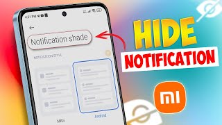 How to Hide Notification Shade on Lock Screen in Xiaomi Redmi POCO and other Phones [upl. by Oznarol721]