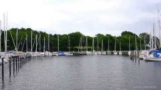 Hafen von Neustadt Ostsee Lübecker Bucht und Einfahrt in den Yachthafen Neustädter Seglerverein [upl. by Bonacci]