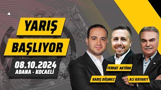 8 Ekim 2024 Adana ve Kocaeli At Yarışı Tahminleri  Barış Düşmez Ali Kayakıt ve Ferhat Aktürk [upl. by Danika]