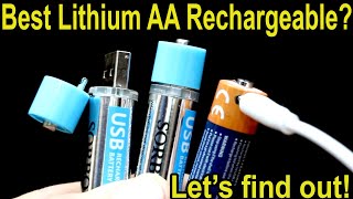 Which quotLithiumquot AA Rechargeable Battery is Best Lets find out [upl. by Acinhoj]