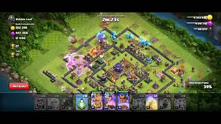 super clan 15 in strength attack in pawarful army clash of clan  easily kese 3 star laye [upl. by Arman]