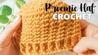 Crochet a Preemie Hat in Just 30 Minutes – Quick amp Easy Tutorial [upl. by Seftton]