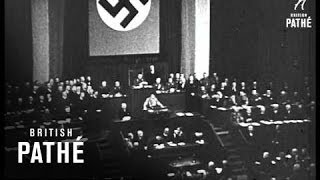 Reichstag Address On Disarmament Aka Hitler Speaking At Reichstag On Disarmament 0 [upl. by Wichman]