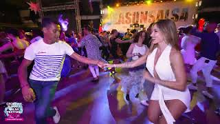 Francois Christophe amp Alina Vakhner  salsa social dancing  CSSF Rovinj [upl. by Auj910]