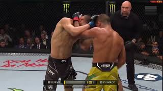 EVERY STRIKE LANDED Gilbert Burns vs Khamzat Chimaev [upl. by Assirt]