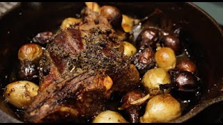 Braised Lamb Shank with Pearl Onions Recipe [upl. by Trixie293]