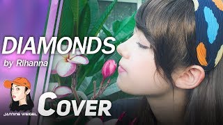 Diamonds  Rihanna cover by 12 yo Jannine Weigel พลอยชมพู [upl. by Aitan]