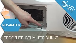 Siemens Wärmepumpentrockner  Behälter leeren blinkt [upl. by Ellehsat664]