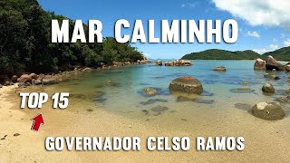 👽 15 PRAIAS PERFEITAS com mar calmo  IDEAL PARA CRIANÇAS  Governador Celso Ramos  SC [upl. by Laitselec]