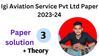 class 3 Igi aviation services pvt ltd  Igi aviation services pvt ltd previous year questions [upl. by Novanod]