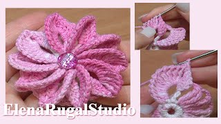 How to DO Crochet FLOWER [upl. by Adelina]