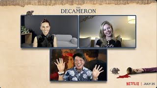 Zosia Mamet and SaoirseMonica Jackson Talk “The Decameron” [upl. by Elburr498]